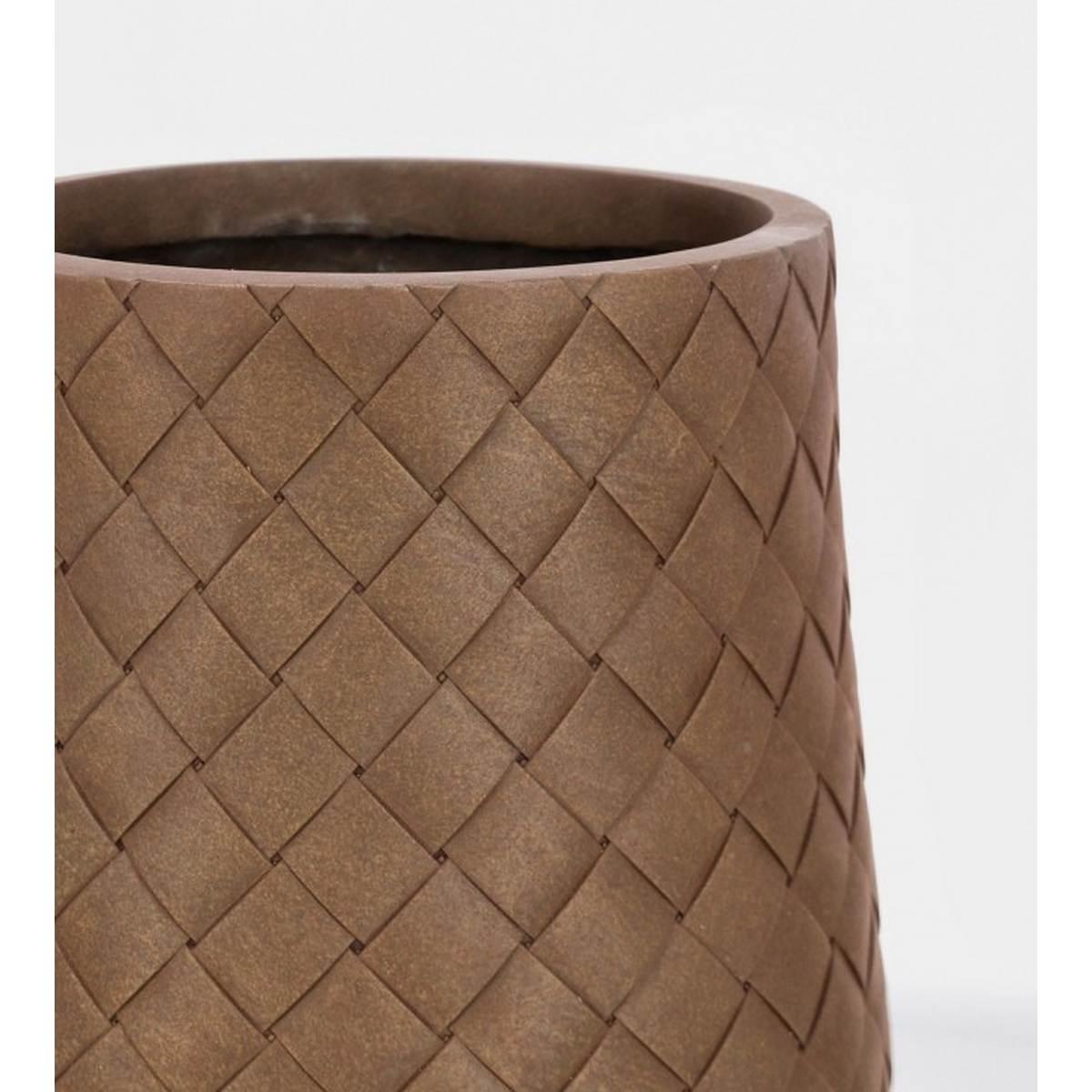 Portavaso Set pz.2 Rhombus Bomb Alto Rusty | Bizzotto