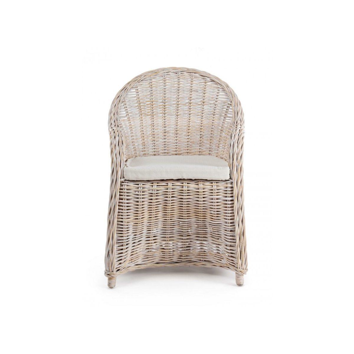 Poltrona con Cuscino Martin New Bianco | Bizzotto