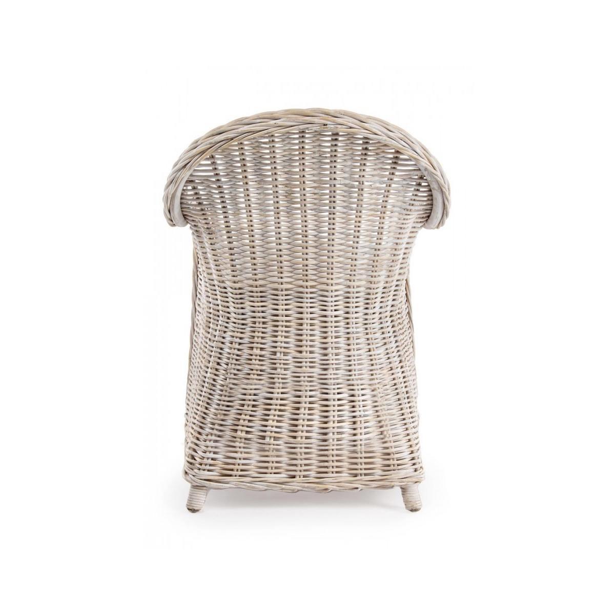 Poltrona con Cuscino Martin New Bianco | Bizzotto