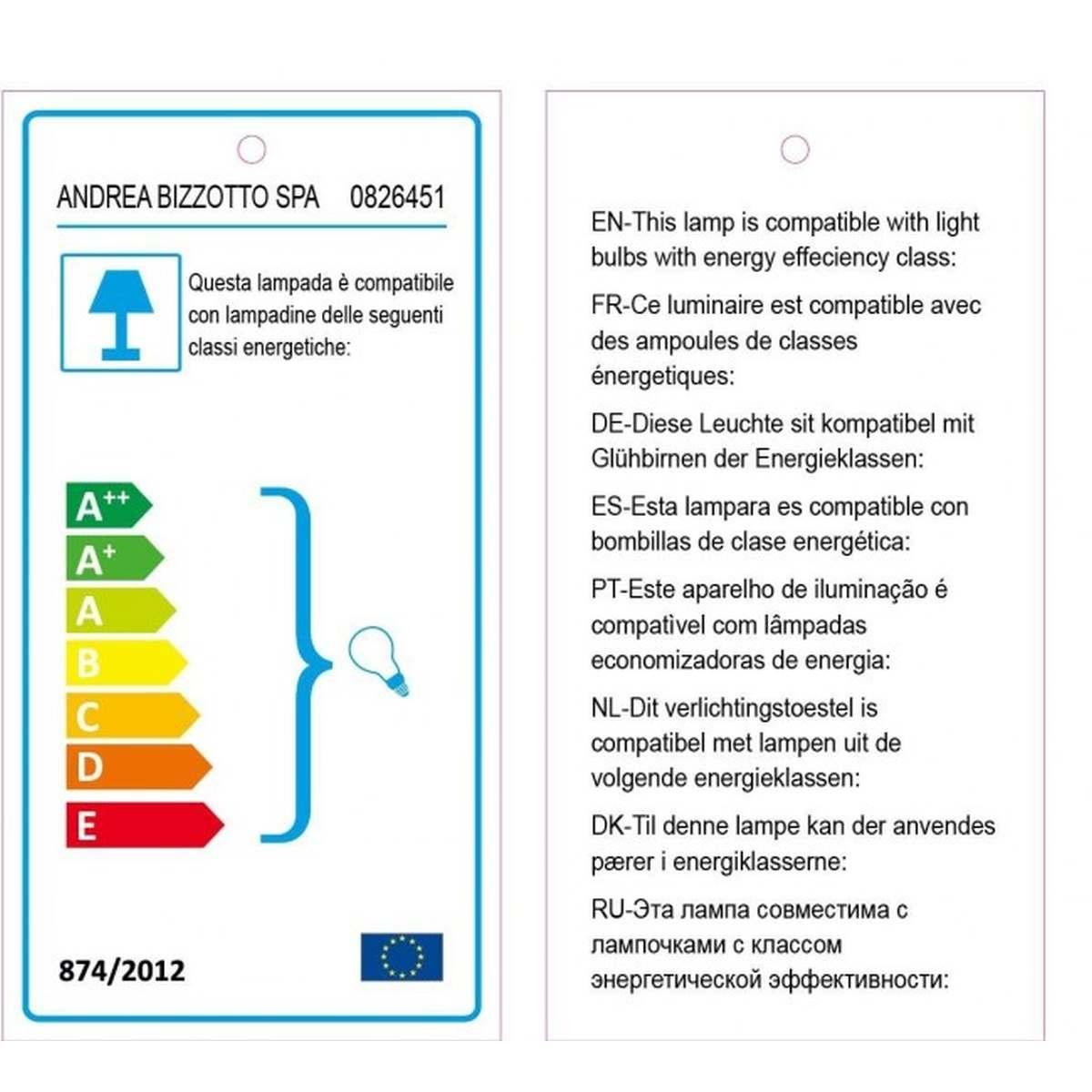 Piantana Fiaccola 5Luci Nero cm.H155 | Bizzotto