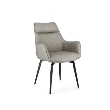 Poltrona Lawrence Pu Tortora | Bizzotto