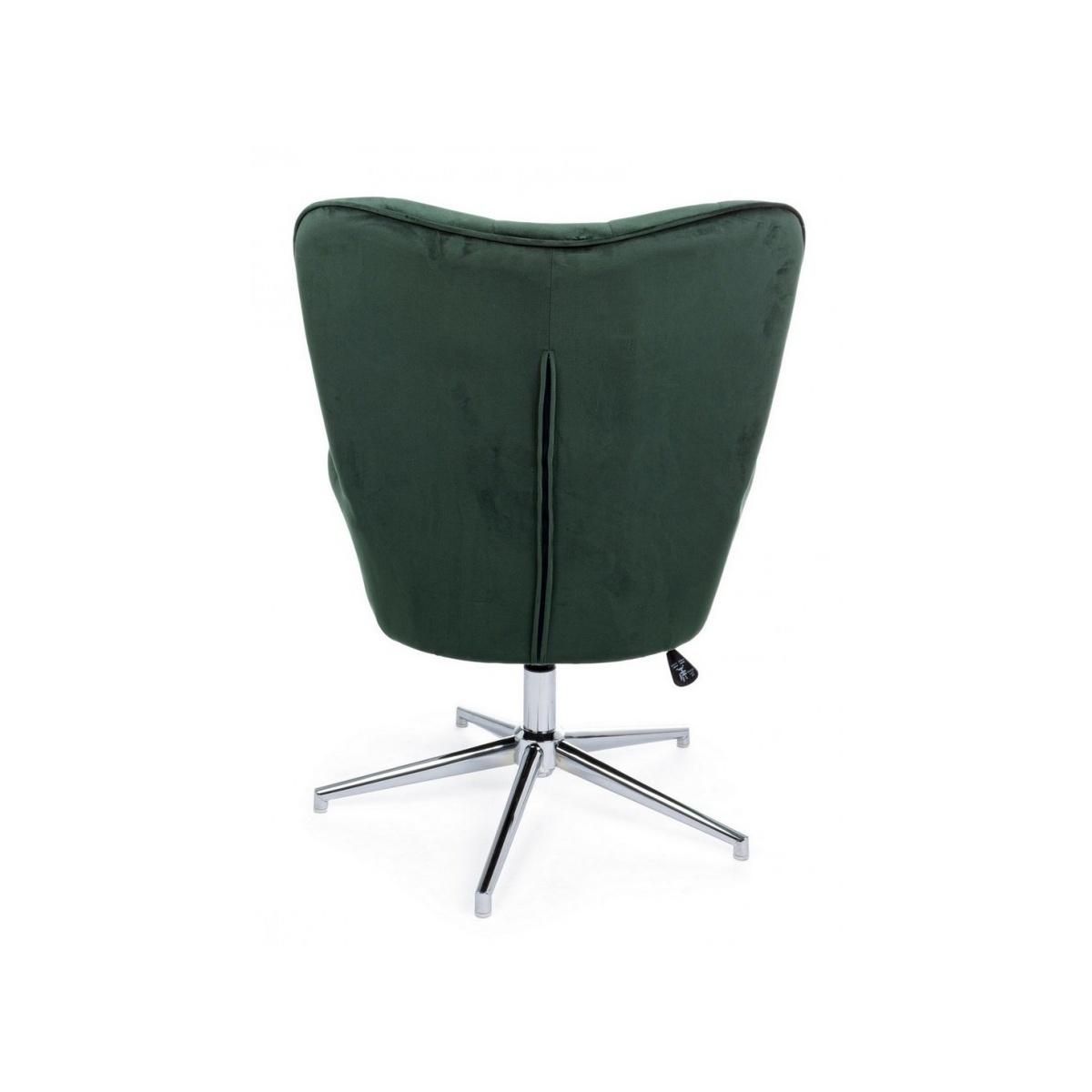 Poltrona Farida Velluto Verde | Bizzotto