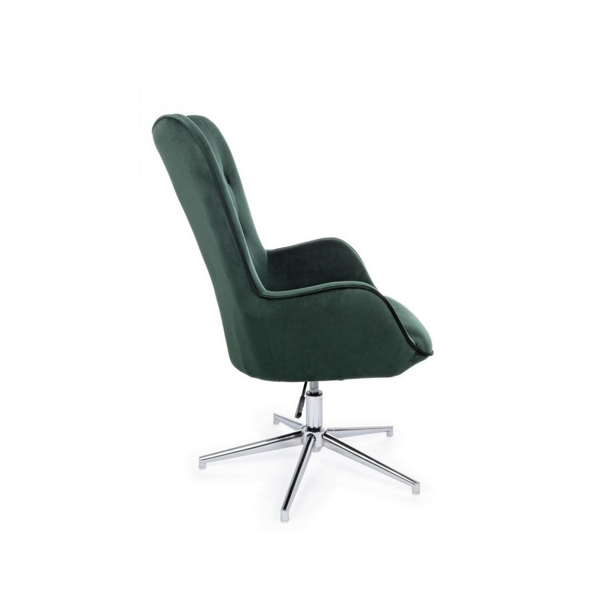 Poltrona Farida Velluto Verde | Bizzotto