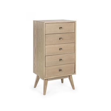 Cassettiera 5 Cassetti Alannis | Bizzotto