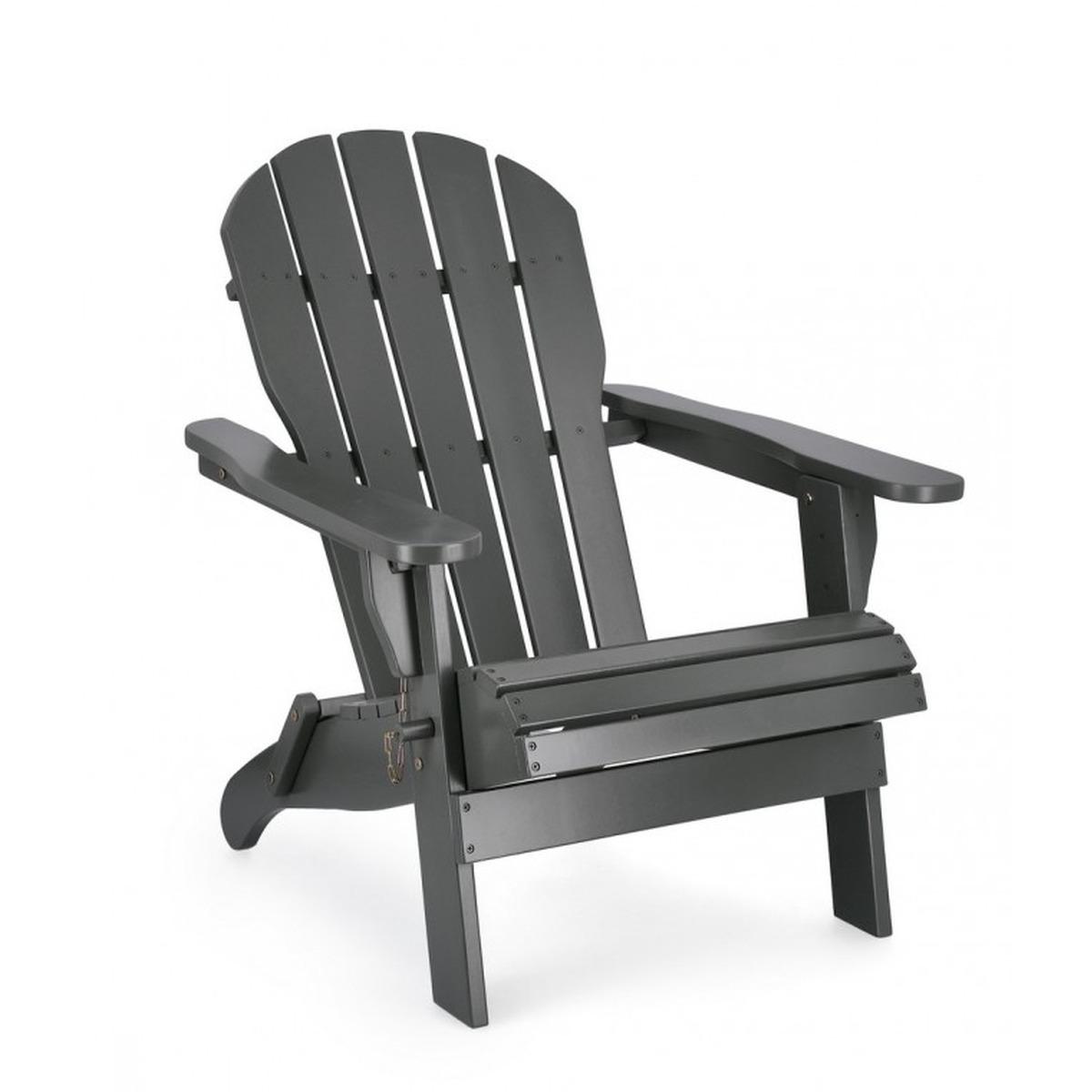 Poltrona Pieghevole Filadelfia Grigio | Bizzotto