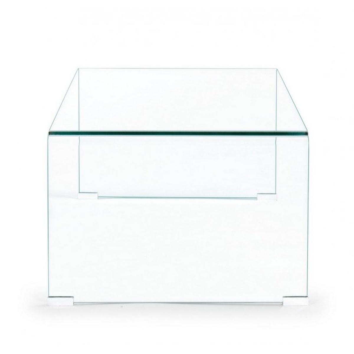 Tavolino Iride Rettangolare Vetro cm.120x60 | Bizzotto