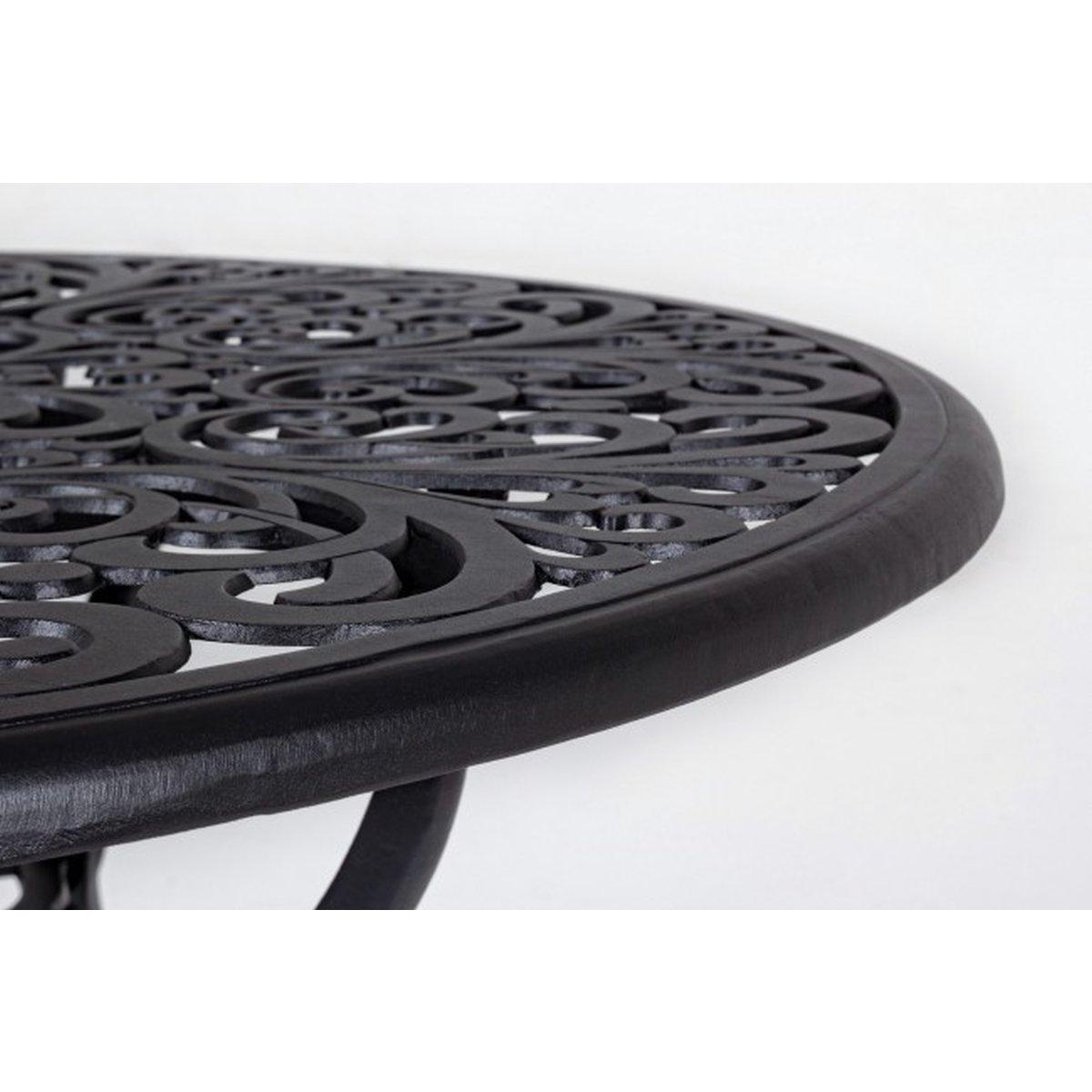 Tavolo Victoria Antracite cm.Ã?80 | Bizzotto