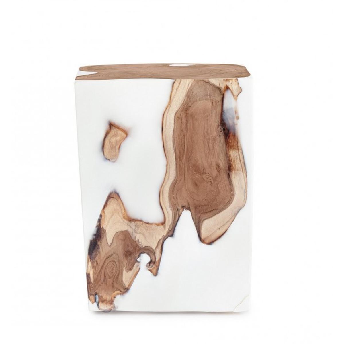 Tavolino Melty Bianco cm.30x30 | Bizzotto