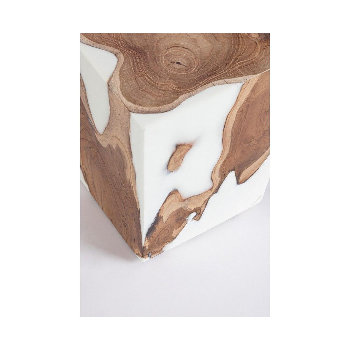 Tavolino Melty Bianco cm.30x30 | Bizzotto