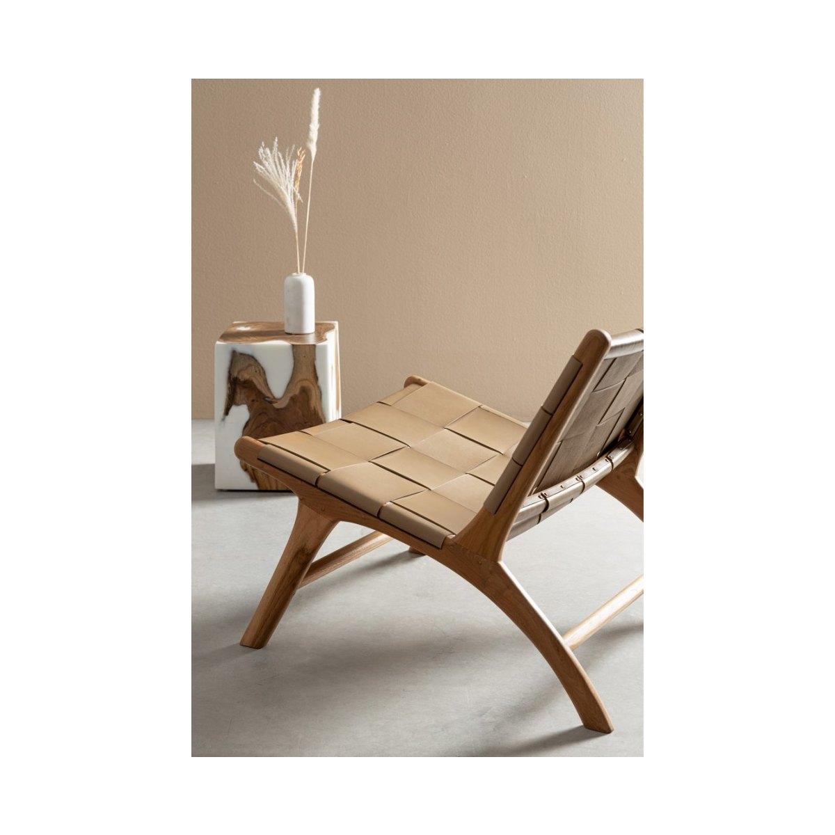 Tavolino Melty Bianco cm.30x30 | Bizzotto