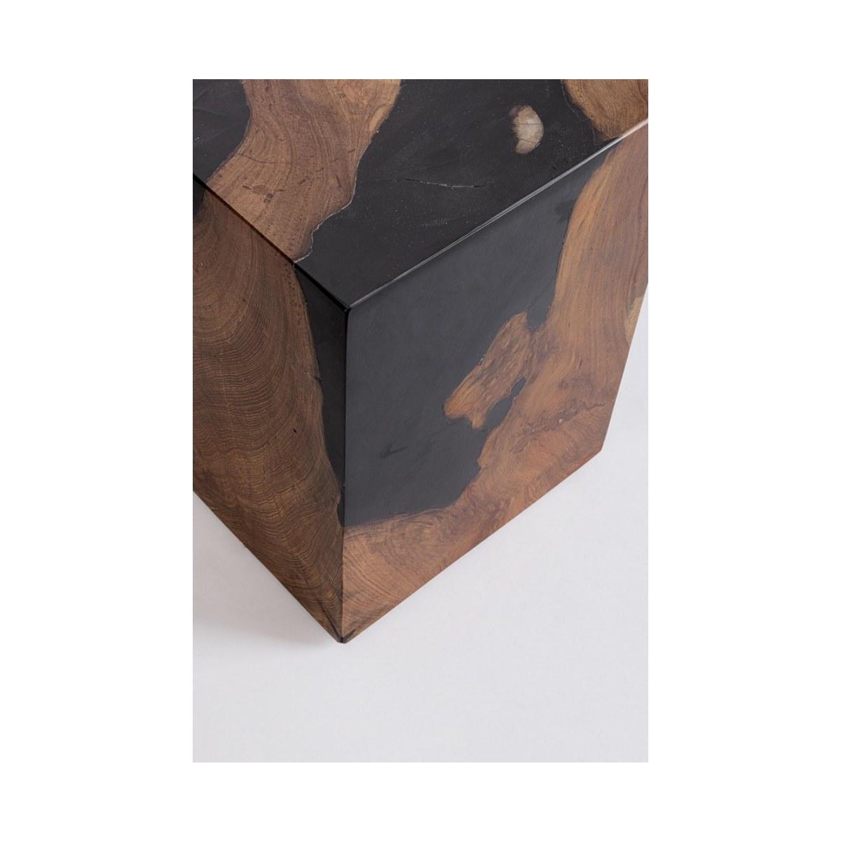 Tavolino Melty Nero cm.30x30 | Bizzotto