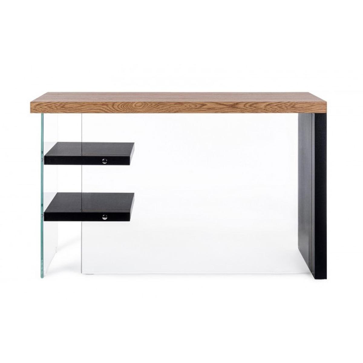 Scrivania 2M Line Wood Nero cm.120x50 | Bizzotto