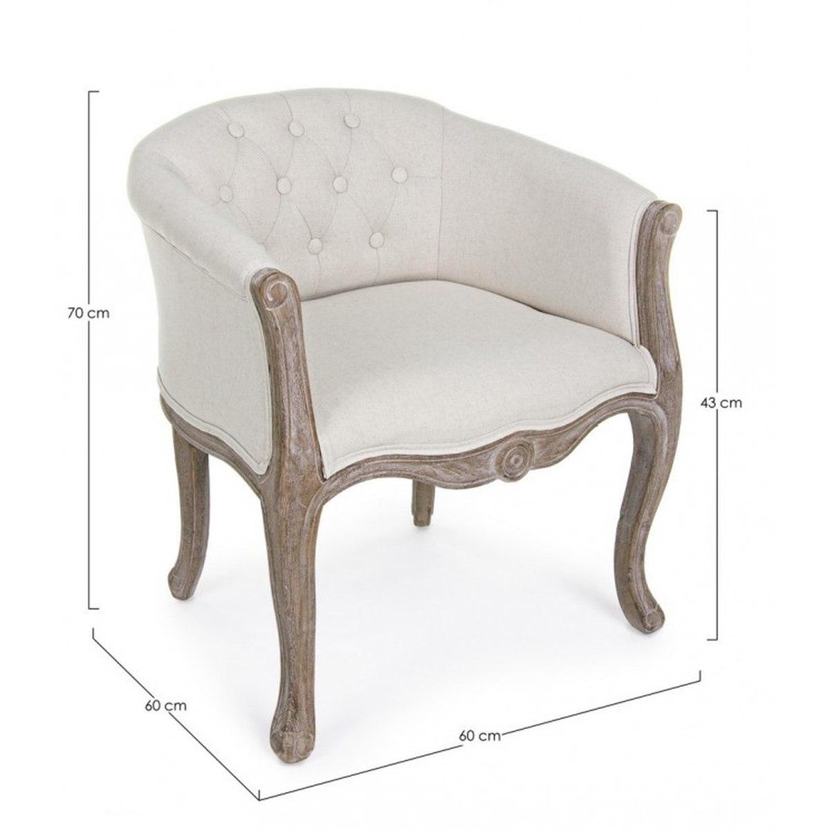 Poltrona Diva Naturale | Bizzotto