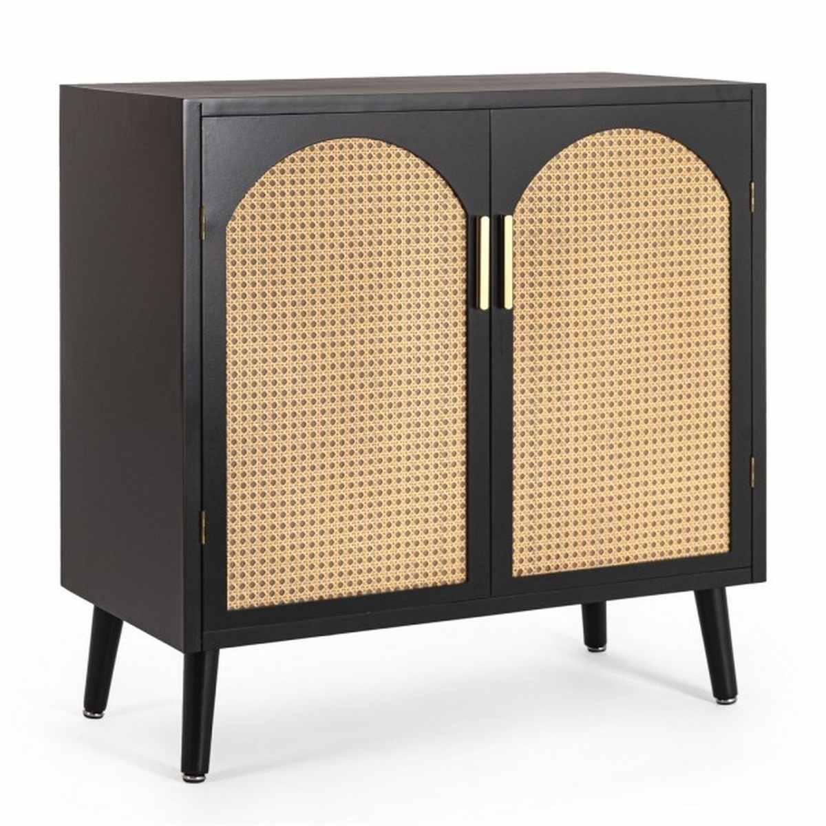 Credenza 2 Ante Josine Nero | Bizzotto