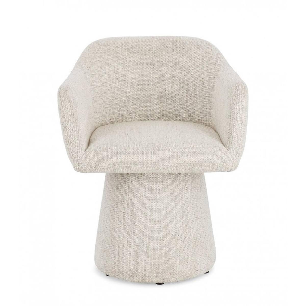 Poltrona Girevole Lottie Ghiaccio | Bizzotto