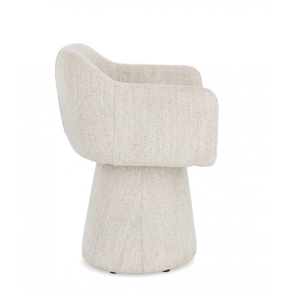 Poltrona Girevole Lottie Ghiaccio | Bizzotto