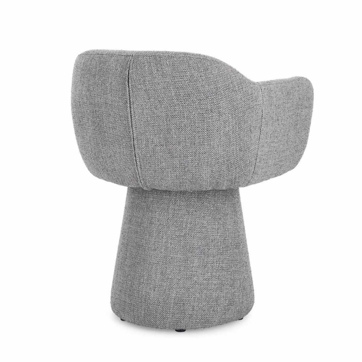 Poltrona Girevole Lottie Grigio Scuro | Bizzotto