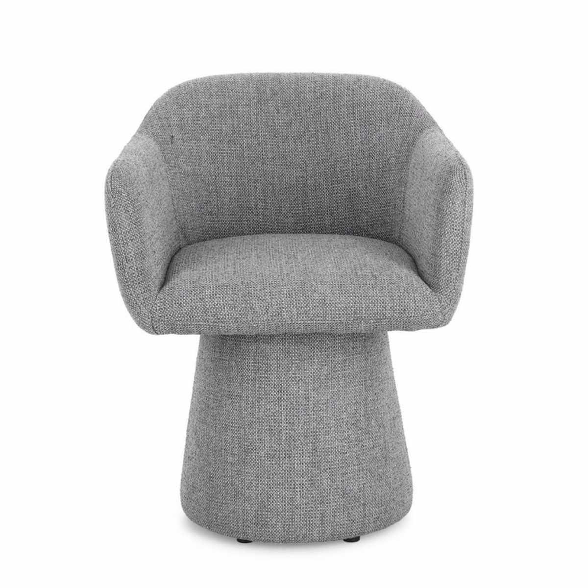 Poltrona Girevole Lottie Grigio Scuro | Bizzotto