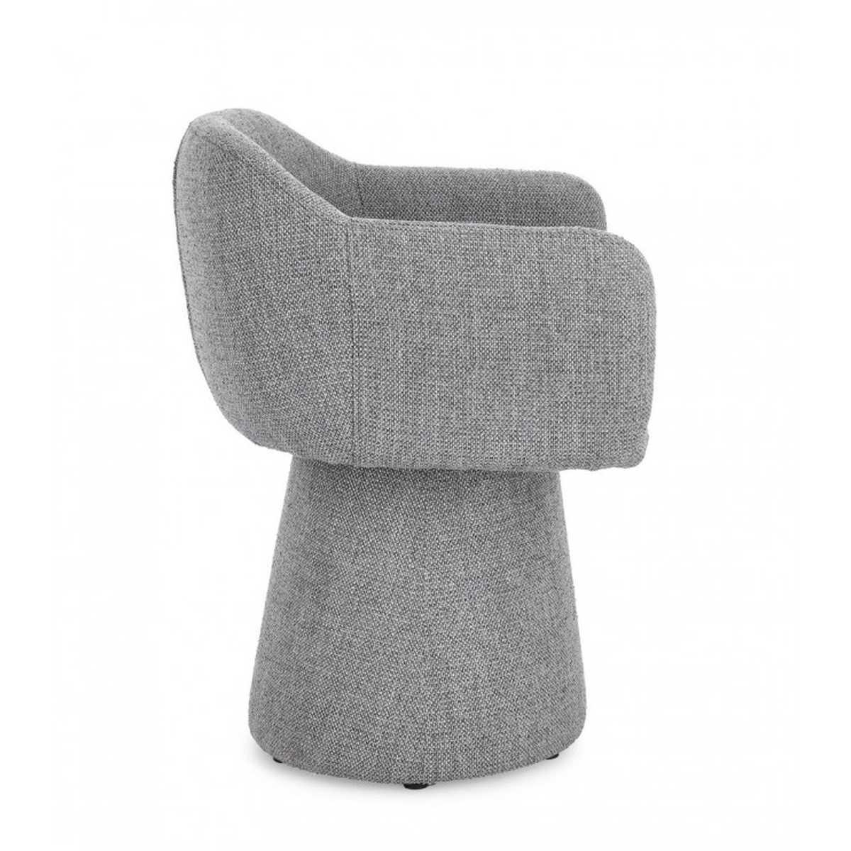 Poltrona Girevole Lottie Grigio Scuro | Bizzotto