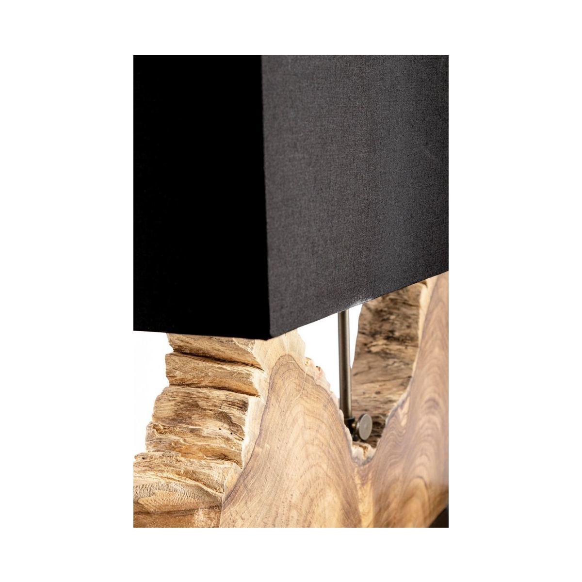 Lampada Tavolo Naga Nero cm.H55 | Bizzotto