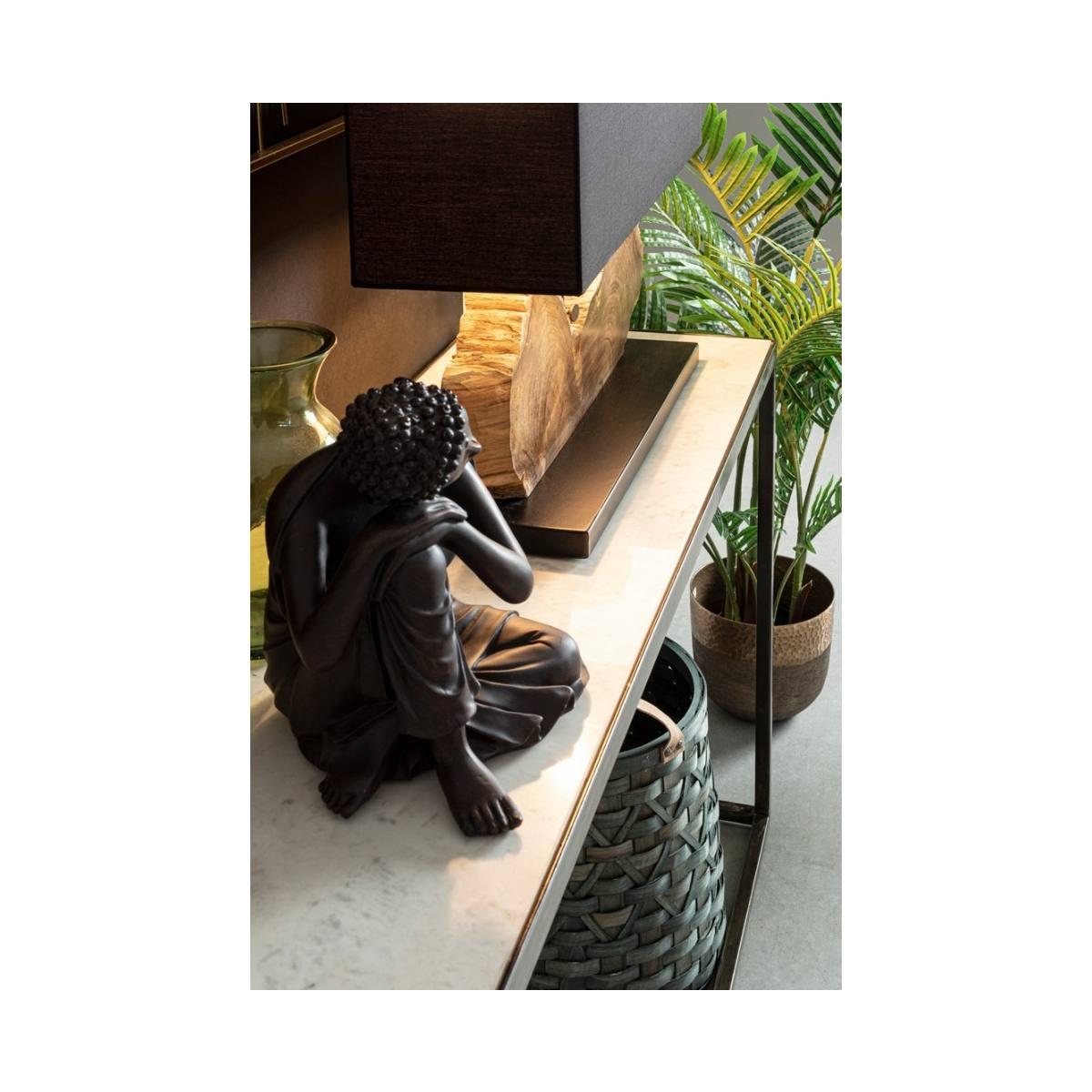 Lampada Tavolo Naga Nero cm.H55 | Bizzotto