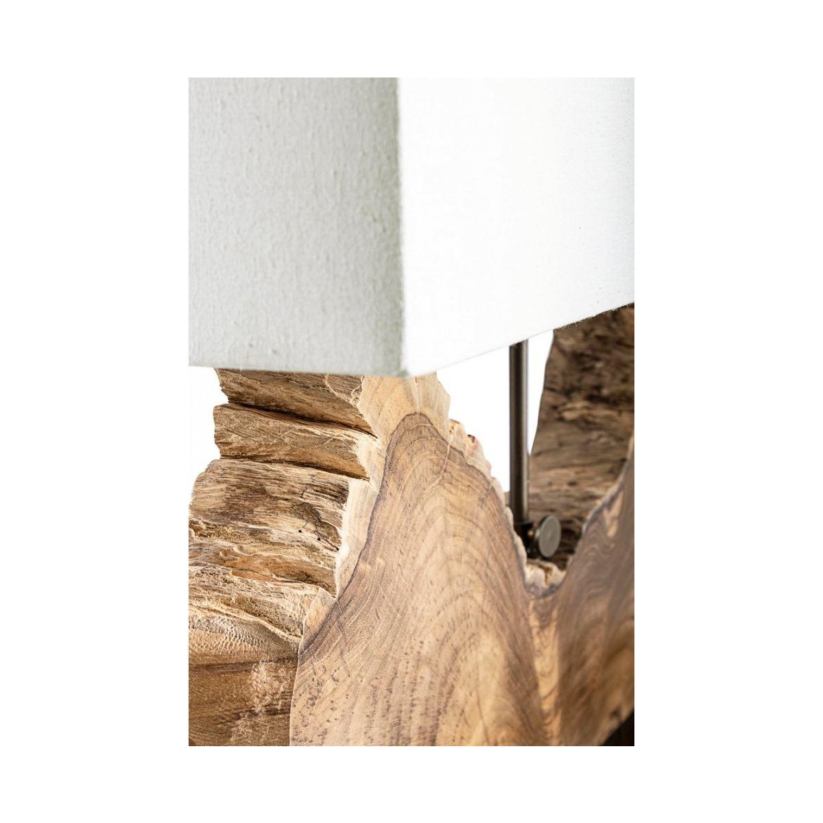 Lampada Tavolo Naga Bianco cm.H55 | Bizzotto