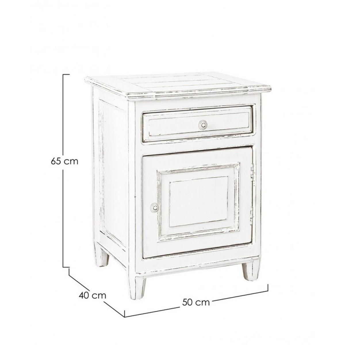 Comodino Colette 1 Anta con 1 Cassetto Dx | Bizzotto