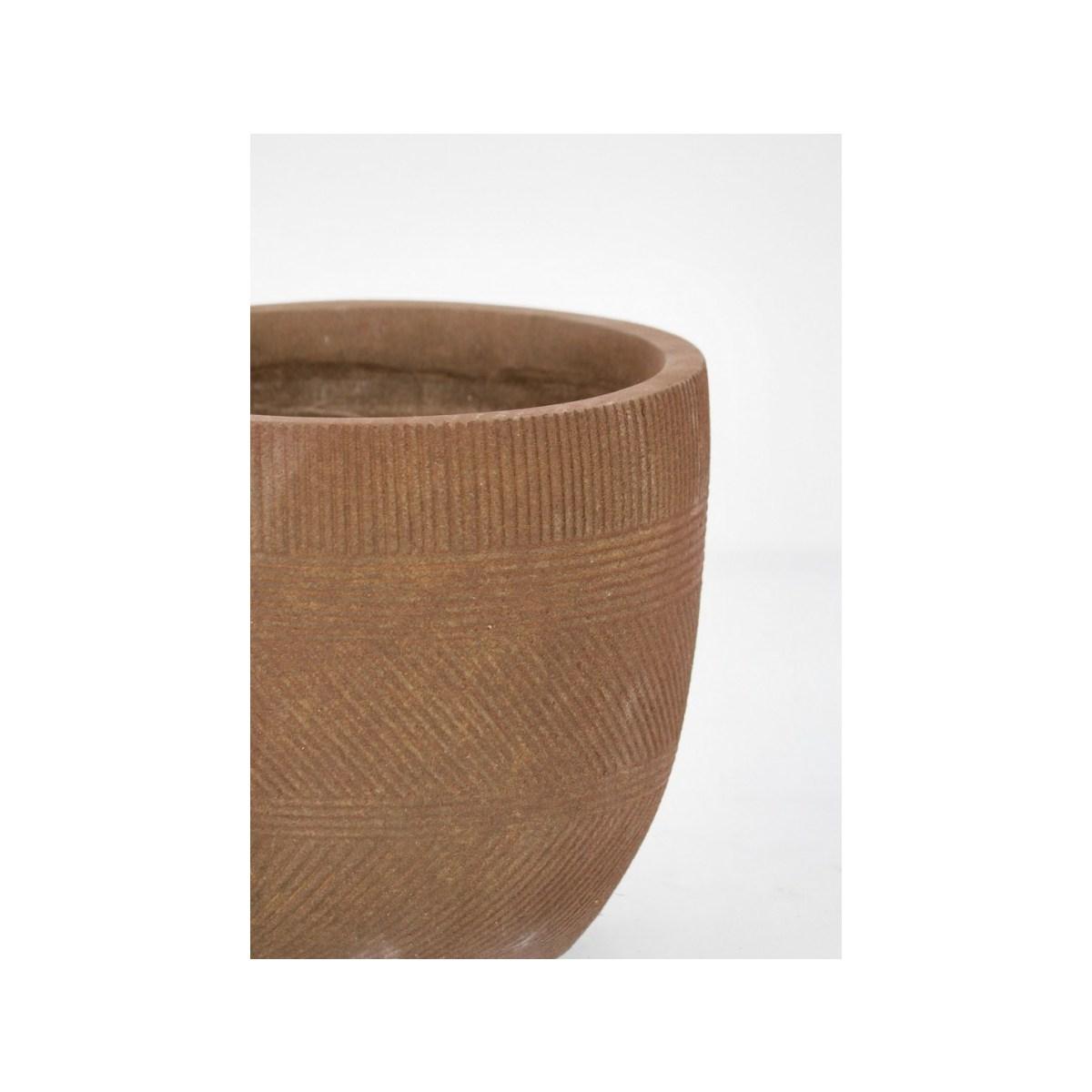 Portavaso Set pz.5 Rigo To Rusty Basso | Bizzotto