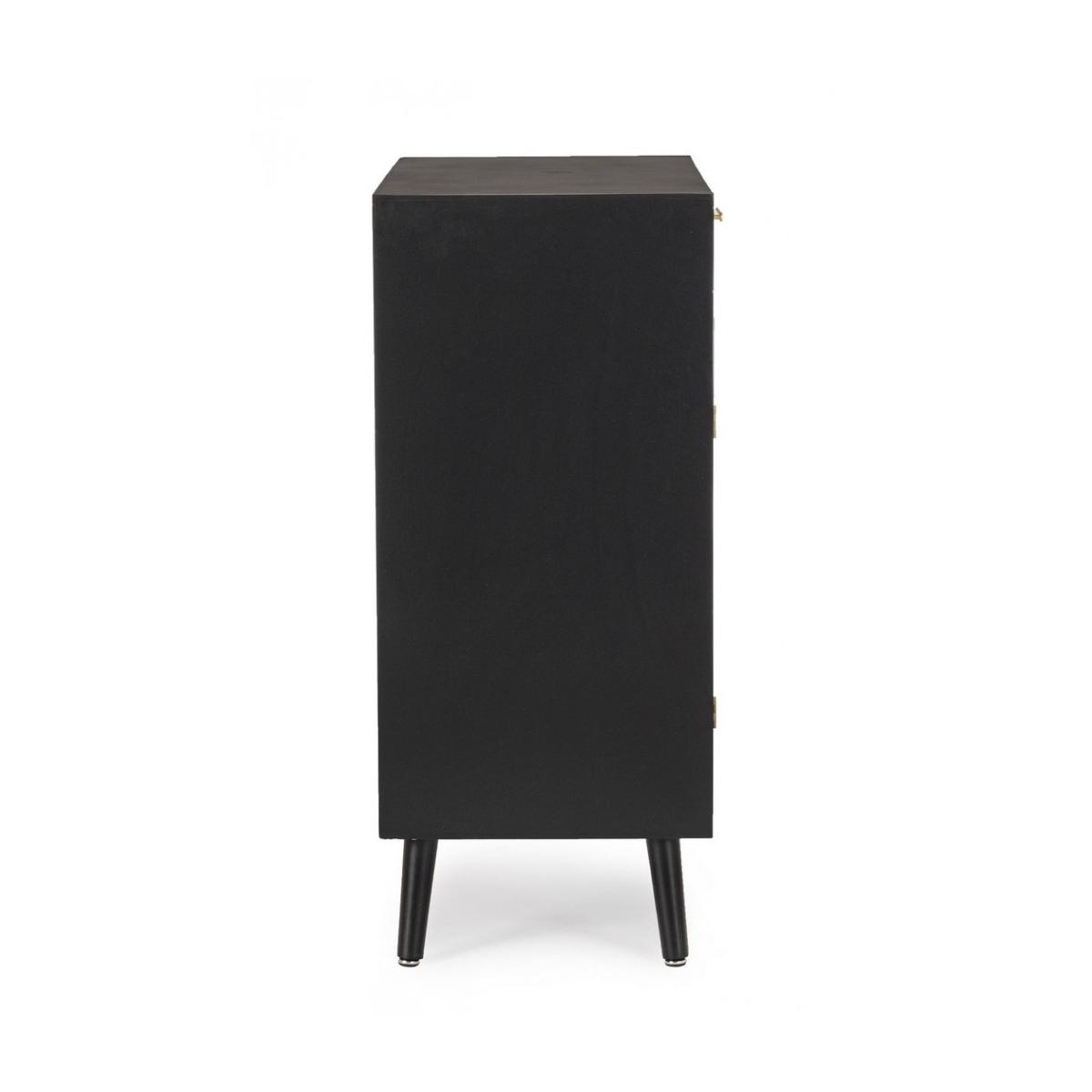 Credenza 2 Ante E 2 Cassetti Josine Nero | Bizzotto