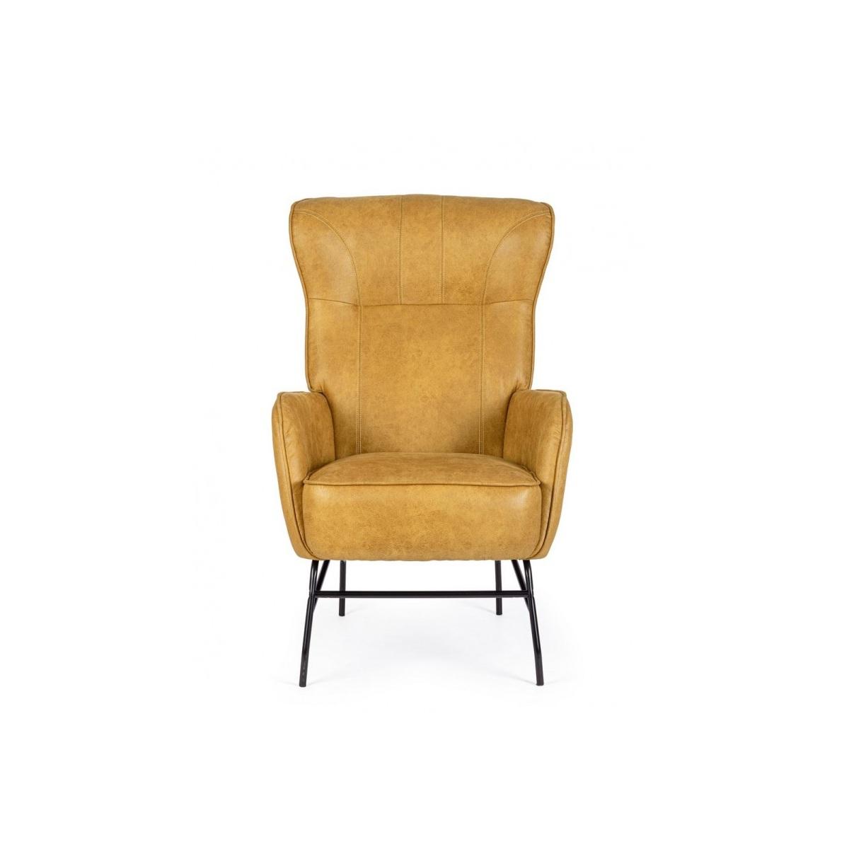 Poltrona Nasira Senape | Bizzotto