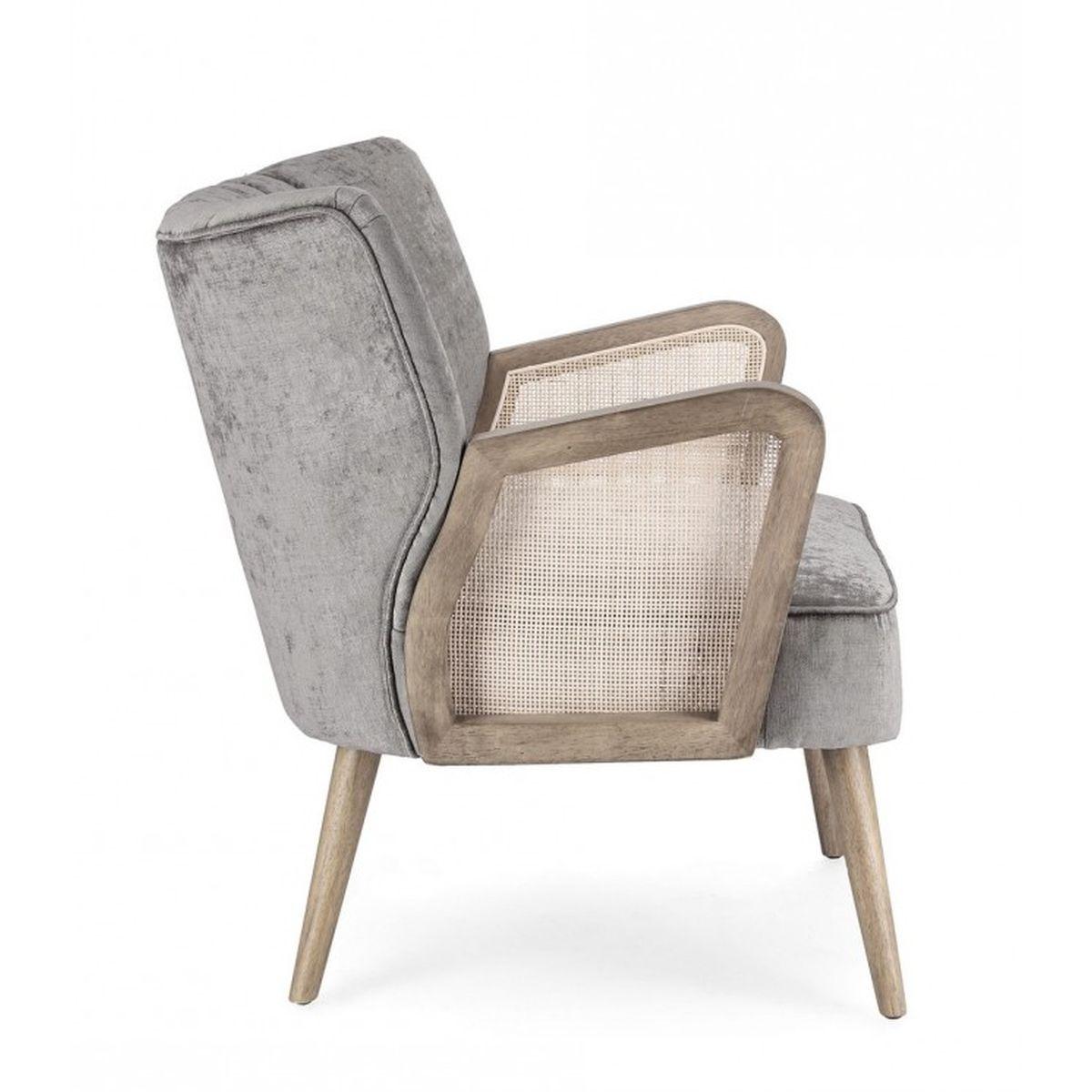 Poltrona Virna Silver | Bizzotto