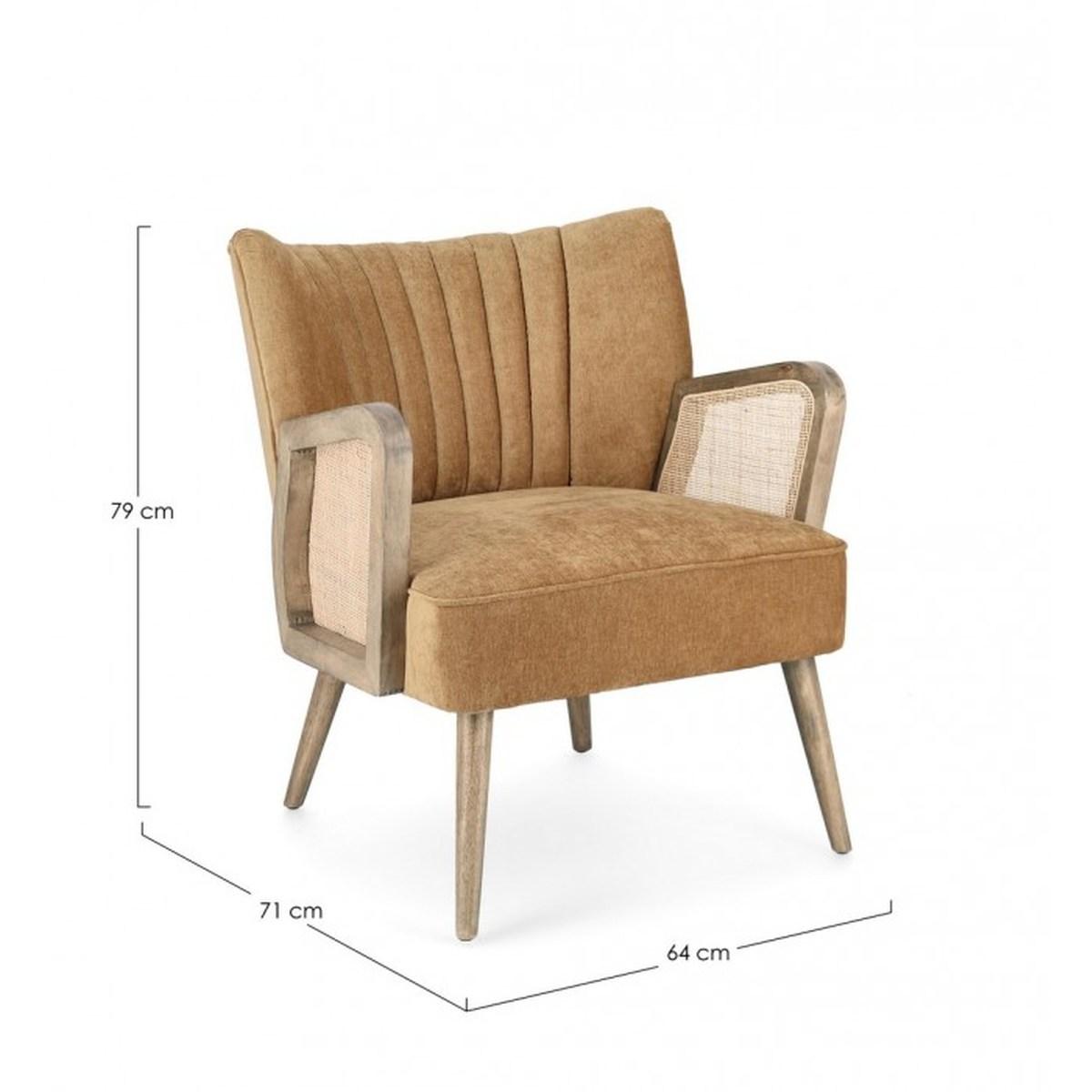 Poltrona Virna Mustard | Bizzotto