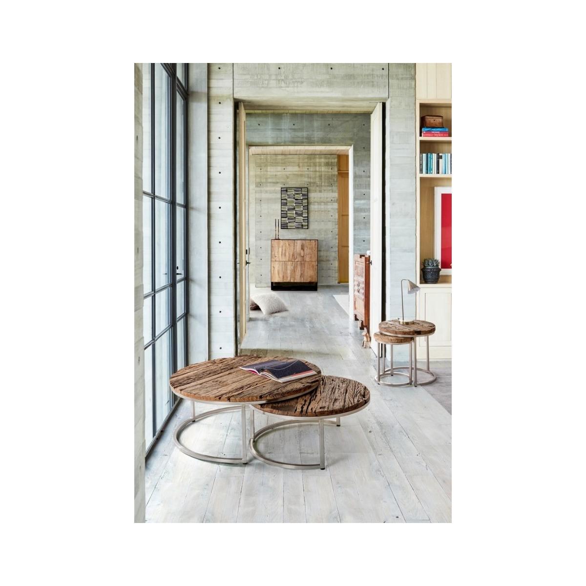 Tavolino Set pz.2 Rafter Alto | Bizzotto