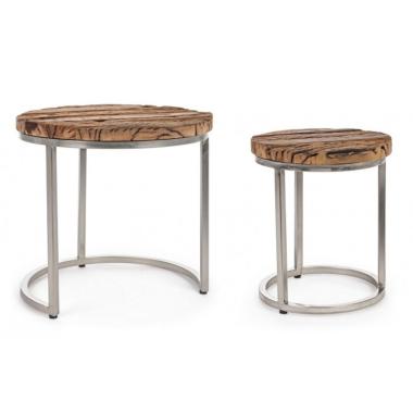 Tavolino Set pz.2 Rafter Alto | Bizzotto