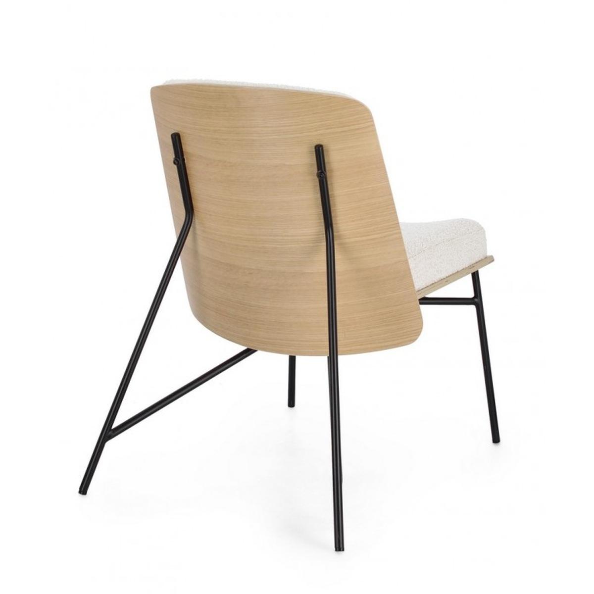 Poltrona Emerson Avorio | Bizzotto