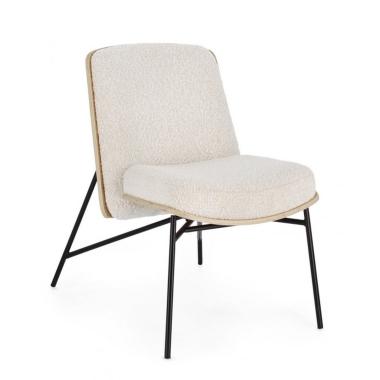 Poltrona Emerson Avorio | Bizzotto