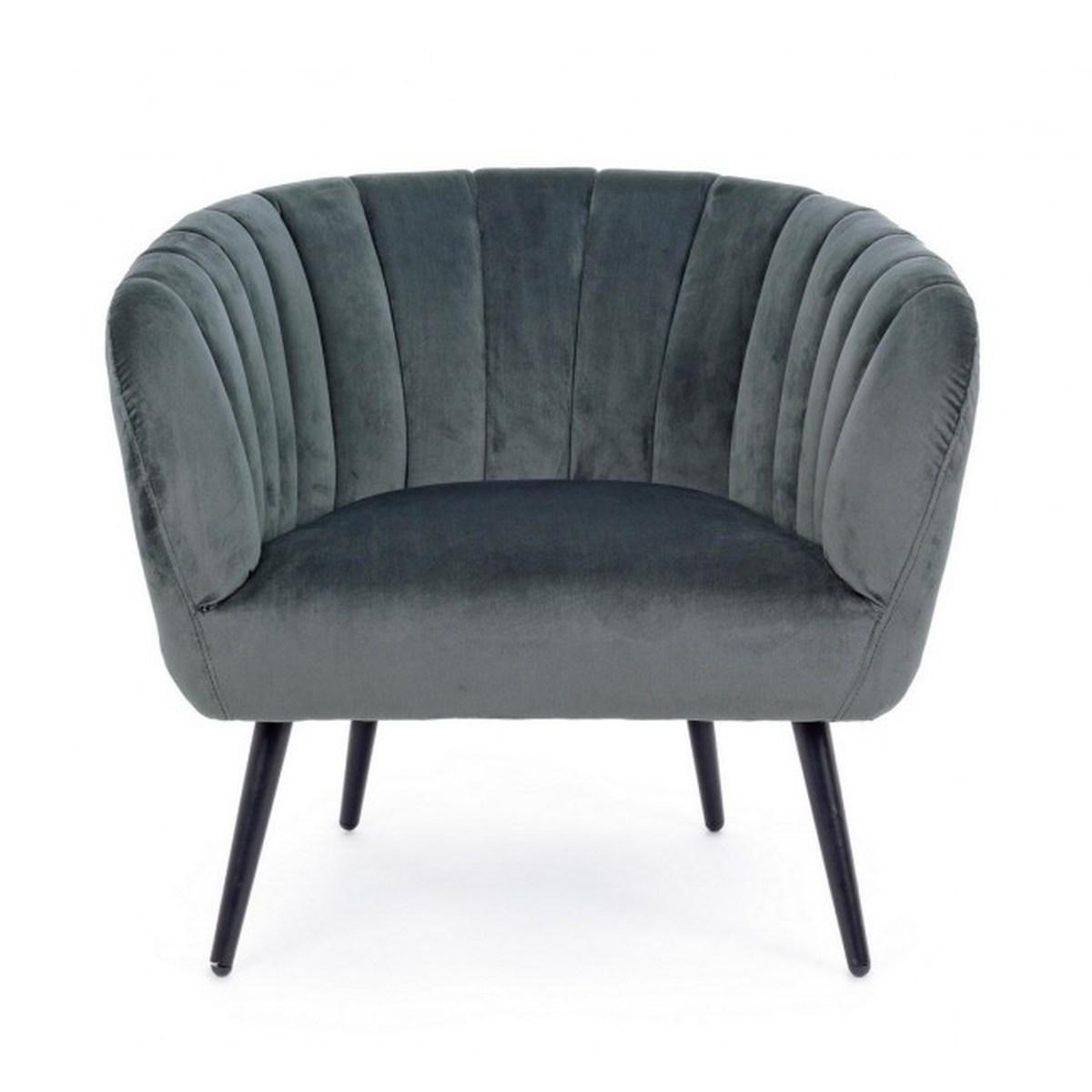 Poltrona Avril Grigio | Bizzotto