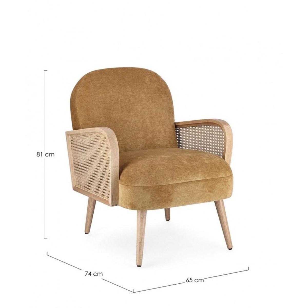 Poltrona Dalida Mustard | Bizzotto