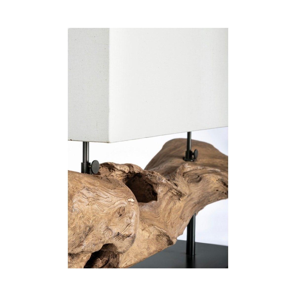 Lampada Tavolo Kleta Bianco cm.H55 | Bizzotto