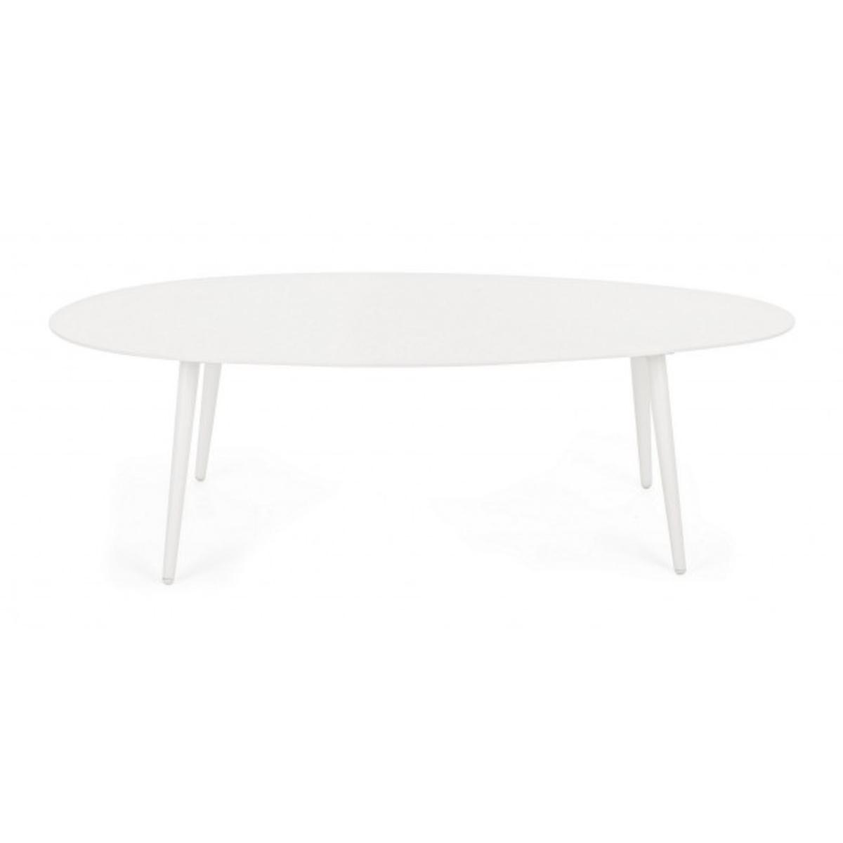 Tavolino Ridley cm.120x75 Bianco Yk11 | Bizzotto