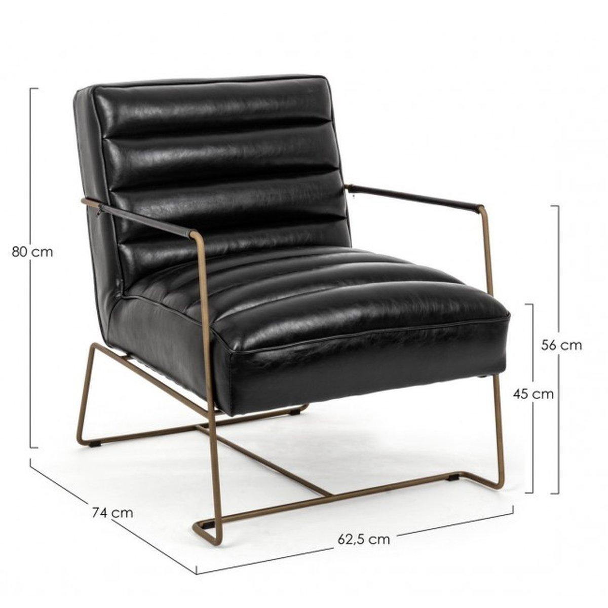 Poltrona Brianna Nero | Bizzotto