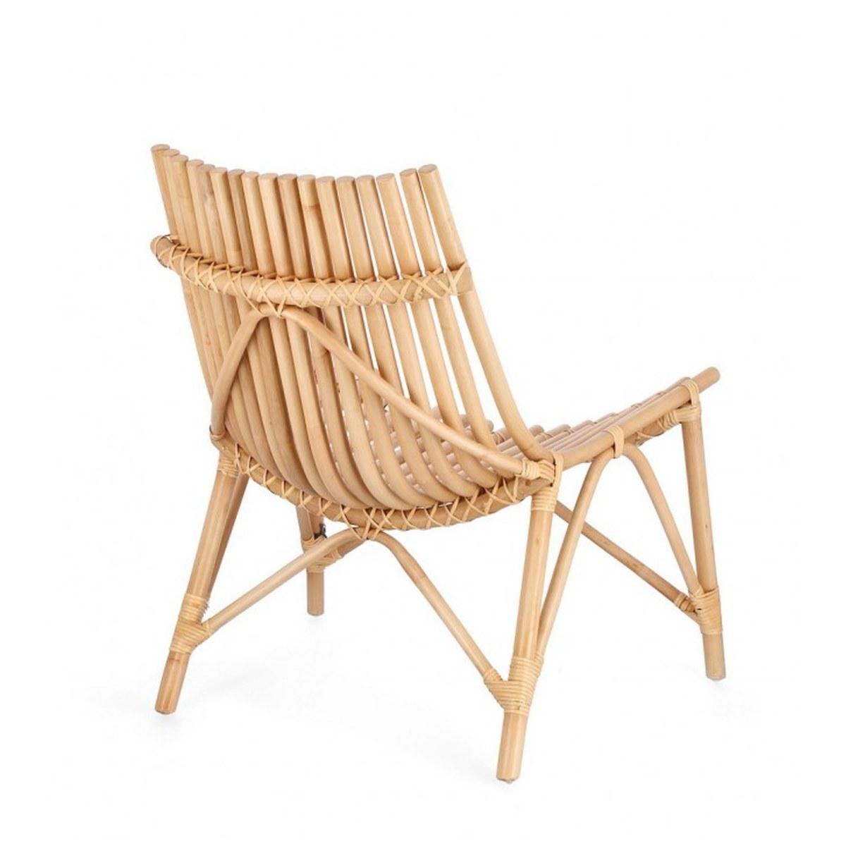 Sedia Lounge Menendez Naturale | Bizzotto