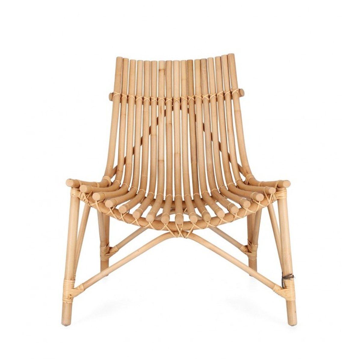 Sedia Lounge Menendez Naturale | Bizzotto