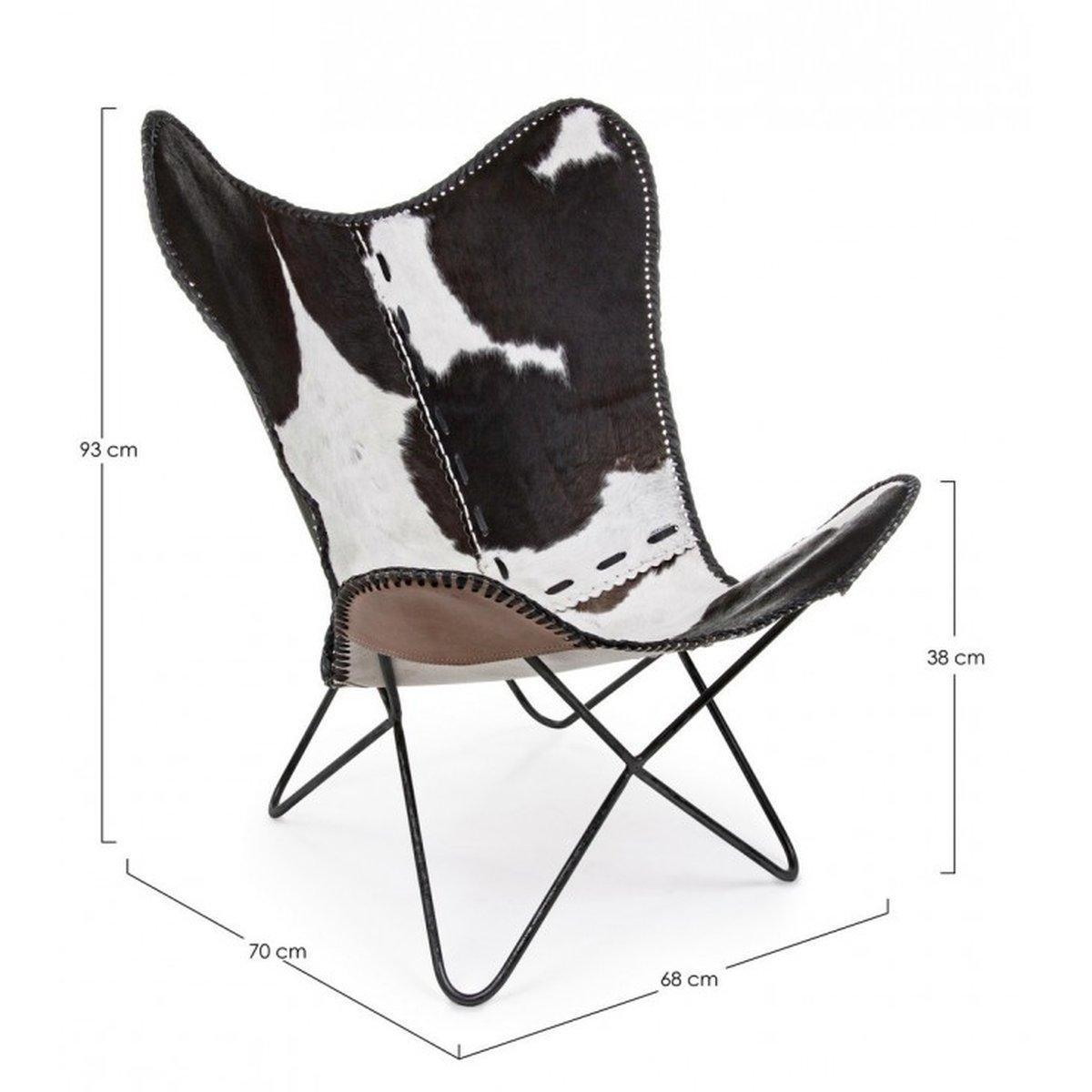 Poltrona Buffalo Nero | Bizzotto