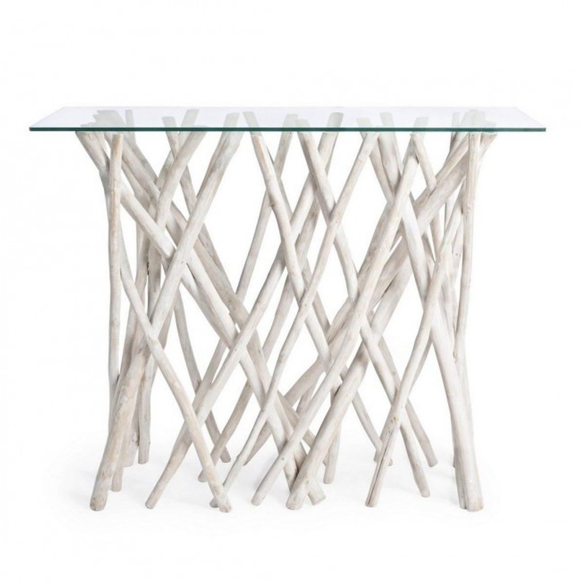 Consolle con Vetro Sahel | Bizzotto