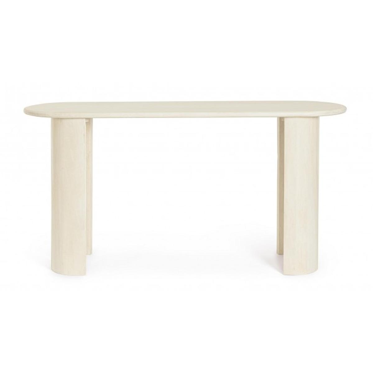 Consolle Orlando Ovale Naturale | Bizzotto