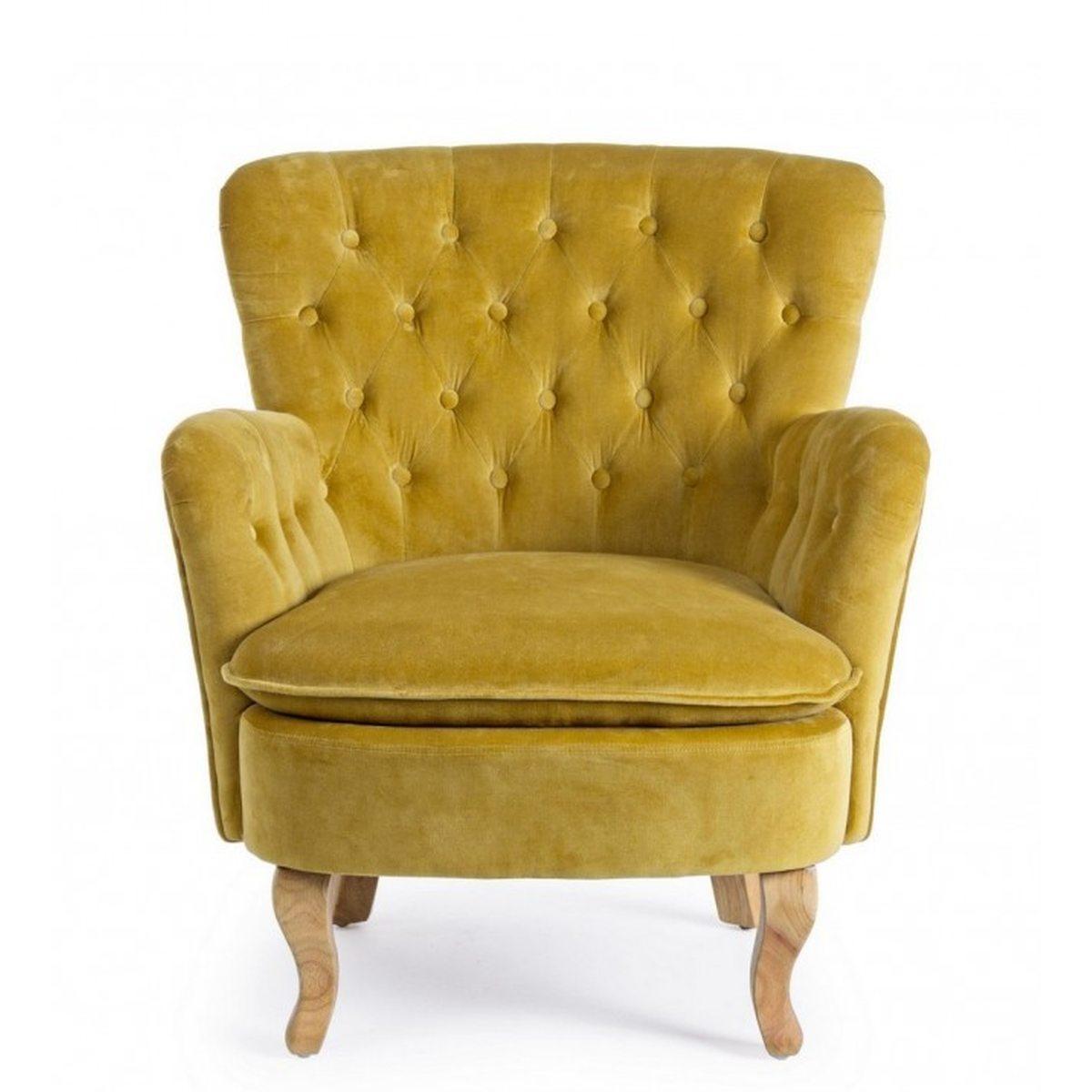 Poltrona Orlins Senape | Bizzotto