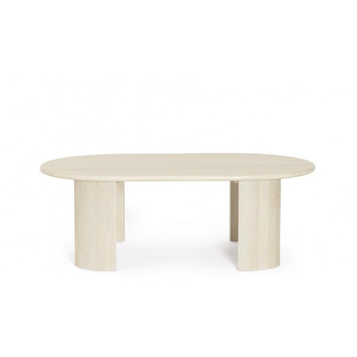 Tavolino Orlando Ovale Nat cm.130x80 | Bizzotto