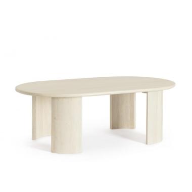 Tavolino Orlando Ovale Nat cm.130x80 | Bizzotto