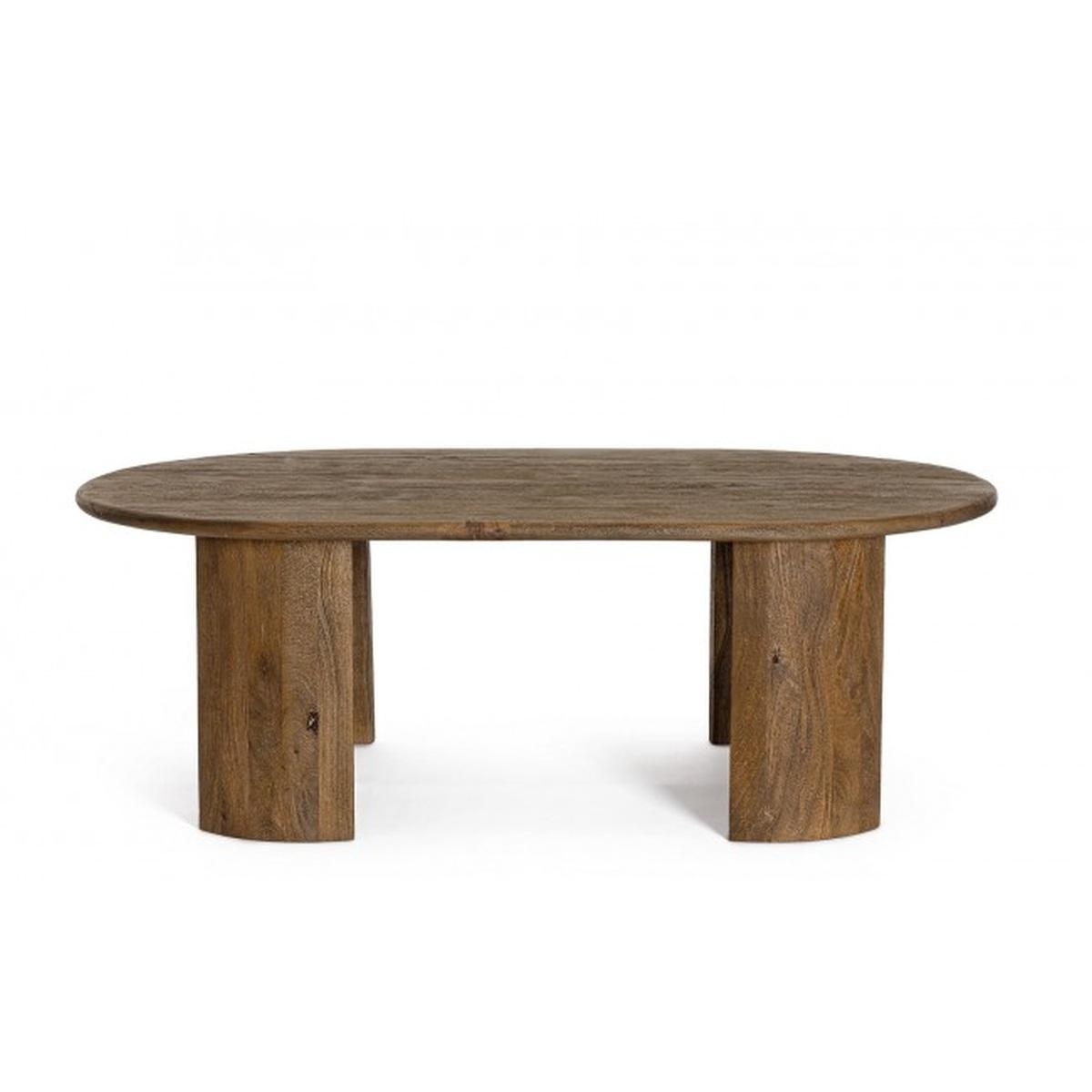 Tavolino Orlando Ovale Brown cm.130x80 | Bizzotto